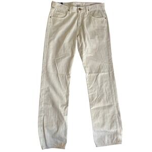 NWT Citizens of Humanity SID Beige Cotton Straight Leg Mens Jeans Size 32x33